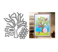 XMZZMX Splicing Maple Leaves Tree Butterfly Metal Cutting Dies for Card Making, Paper Embossing Die Cuts Kit Templates Supplies, Photo Frame Album DIY Scrapbooking Stencils Sets