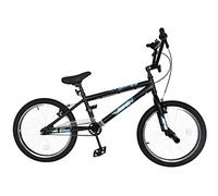 XN-10S 20" Kids Spoked Freestyle BMX Bike Single Speed, 25-9t - Black