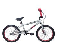 XN 8-20 BMX Bike Freestyle 20" Wheel - Silver/Red in Silver XN Silver