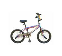 XN Beast Neo-Chrome 18" Kids Freestyle BMX Bike, Single Speed - Jet Fuel Oil Slick Finish