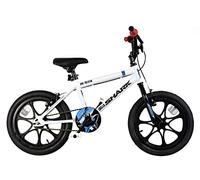 XN Urban Shark 16In Kids BMX Bike - White & Black