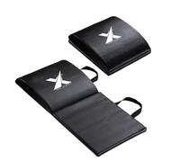 XN8 Ab Mat Sit-Up Pad for Core & Abdominal Training - Premium Leather Foam Exercise Mat with Lower Back Support - Ideal for Full Range Sit-Ups, Yoga, Gym & Home Workouts for Men & Women