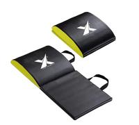 XN8 Ab Mat Sit-Up Pad for Core & Abdominal Training - Premium Leather Foam Exercise Mat with Lower Back Support - Ideal for Full Range Sit-Ups, Yoga, Gym & Home Workouts for Men & Women