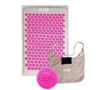 Xn8 Acupressure Mat and Pillow Set - Shakti Acupuncture Reflexology Mat for Relaxation, Recovery, Pain Relief, Stress Reduction, Yoga, Massage, & Muscle Therapy - Portable with Carrying Bag & Strap