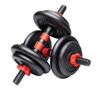 Xn8 Adjustable Dumbbells Set 15KG Weights set - Comfort Barbell Grip, Secure Locking, Space Saving- Best for Home Gym, Weight Lifting Training, Bodybuilding - Weights Dumbbells Set for Men & Women