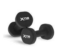 Xn8 Dumbbells Set Neoprene Coated Weights Dumbbells Set- Hand Weights for Home Gym, Pilates, Cardio, Training and Fitness- Anti Sweat Hex Dumbbells with Comfy Grip- 1-44lb Dumbbells Set Women Men