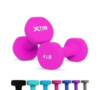 Xn8 Dumbbells Set Neoprene Coated Weights Dumbbells Set- Hand Weights for Home Gym, Pilates, Cardio, Training and Fitness- Anti Sweat Hex Dumbbells with Comfy Grip- 1-44lb Dumbbells Set Women Men
