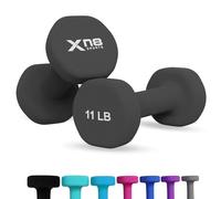 Xn8 Dumbbells Set Neoprene Coated Weights Dumbbells Set- Hand Weights for Home Gym, Pilates, Cardio, Training and Fitness- Anti Sweat Hex Dumbbells with Comfy Grip- 1-44lb Dumbbells Set Women Men