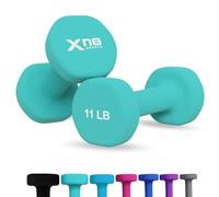 Xn8 Dumbbells Set Neoprene Coated Weights Dumbbells Set- Hand Weights for Home Gym, Pilates, Cardio, Training and Fitness- Anti Sweat Hex Dumbbells with Comfy Grip- 1-44lb Dumbbells Set Women Men