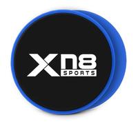 Xn8 Exercise Core Sliders Dual-Sided Gliding Discs for Abdominal & Full Body Workouts, Home Gym & Pilates, Smooth Glide on Carpet, Hardwood & Tile Floors - Fitness Sliders for Women & Men - Pack of 2