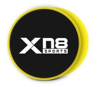 Xn8 Exercise Core Sliders Dual-Sided Gliding Discs for Abdominal & Full Body Workouts, Home Gym & Pilates, Smooth Glide on Carpet, Hardwood & Tile Floors - Fitness Sliders for Women & Men - Pack of 2