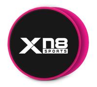 Xn8 Exercise Core Sliders Dual-Sided Gliding Discs for Abdominal & Full Body Workouts, Home Gym & Pilates, Smooth Glide on Carpet, Hardwood & Tile Floors - Fitness Sliders for Women & Men - Pack of 2