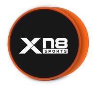 Xn8 Exercise Core Sliders Dual-Sided Gliding Discs for Abdominal & Full Body Workouts, Home Gym & Pilates, Smooth Glide on Carpet, Hardwood & Tile Floors - Fitness Sliders for Women & Men - Pack of 2