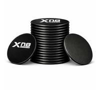 Xn8 Exercise Core Sliders Dual-Sided Gliding Discs for Abdominal & Full Body Workouts, Home Gym & Pilates, Smooth Glide on Carpet, Hardwood & Tile Floors - Fitness Sliders for Women & Men - Pack of 10