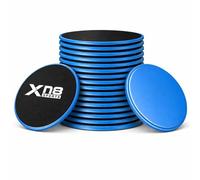 Xn8 Exercise Core Sliders Dual-Sided Gliding Discs for Abdominal & Full Body Workouts, Home Gym & Pilates, Smooth Glide on Carpet, Hardwood & Tile Floors - Fitness Sliders for Women & Men - Pack of 10