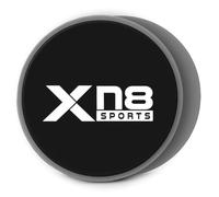 Xn8 Exercise Core Sliders Dual-Sided Gliding Discs for Abdominal & Full Body Workouts, Home Gym & Pilates, Smooth Glide on Carpet, Hardwood & Tile Floors - Fitness Sliders for Women & Men - Pack of 2