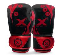 Xn8 Kids Boxing Gloves with Punch Numbers Combinations Multi-layered Boxing Gloves Kids - Self-taught Kickboxing MMA Grappling Muay Thai Karate Futuristic Punching Gloves boys & Girls (4 oz 6 oz)