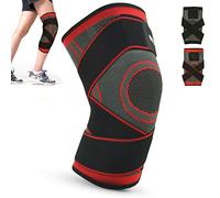 Xn8 Knee Support Brace with Adjustable Straps - Compression Sleeve for Arthritis, Joint Pain, Meniscus Tear, ACL/MCL Injuries, Tendonitis & Recovery - Sports, Running, Gym (1 Pack)