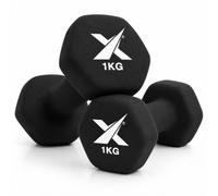 XN8 Neoprene Dumbbell Set, Non-Slip Dumbbell Pair of 0.5kg -10kg Hand Weights, Home Gym Strength Training Weights for Men & Women, Aerobics, Pilates, Body Toning, Arm, Biceps & Fitness Exercises
