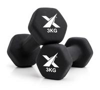 XN8 Neoprene Dumbbell Set, Non-Slip Dumbbell Pair of 0.5kg -10kg Hand Weights, Home Gym Strength Training Weights for Men & Women, Aerobics, Pilates, Body Toning, Arm, Biceps & Fitness Exercises