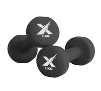 XN8 Neoprene Dumbbell Set, Non-Slip Dumbbells Pair of 0.5kg-10kg Hand Weights, Home Gym Strength Training Weights for Men & Women, Aerobics, Pilates, Body Toning, Arm, Biceps & Fitness Exercises