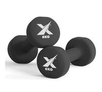 XN8 Neoprene Dumbbell Set, Non-Slip Dumbbells Pair of 0.5kg-10kg Hand Weights, Home Gym Strength Training Weights for Men & Women, Aerobics, Pilates, Body Toning, Arm, Biceps & Fitness Exercises