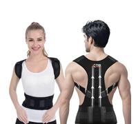 Xn8 Sports Posture Corrector Men Women Perfect Fit Adjustable Strap- Back Brace for Back Pain Neck Hump Corrector Clavicle Aid Spine Align, Relieved Back, Neck- Shoulder (Regular)