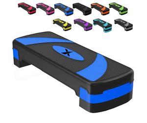 Xn8 Sports Steppers for Exercise Workout Adjustable Height 10cm 15 cm 20cm Sturdy Exercise Step for Gym, Aerobic Steps, Cardio Exercise and Stretching- Exercise Stepper for Home