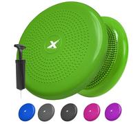 XN8 Sports Wobble Cushion Non-Slip Inflatable Board - Balance Cushion with Pump for Core Training-Fitness- Exercise-Posture-Agility-Gym-Workouts-Yoga - Sensory Cushion for Chair