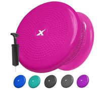 XN8 Sports Wobble Cushion Non-Slip Inflatable Board - Balance Cushion with Pump for Core Training-Fitness- Exercise-Posture-Agility-Gym-Workouts-Yoga - Sensory Cushion for Chair