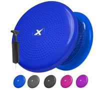 XN8 Sports Wobble Cushion Non-Slip Inflatable Board - Balance Cushion with Pump for Core Training-Fitness- Exercise-Posture-Agility-Gym-Workouts-Yoga - Sensory Cushion for Chair