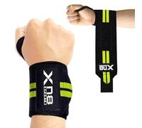 XN8 Weight Lifting Wrist Wraps With Thumb Loops Powerlifting Wrist Support Strength Training Gym Braces for Men & Women