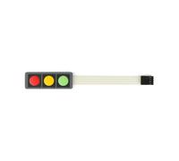 XNASU 1PCS 1 * 2 3 4 5 Key Button Membrane Switch 3 * 4 4X5 Matrix Array Keyboard 1X6 Keyboard with LED Control Panel Pad DIY Kit (Color : 3 key)