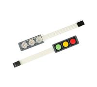 XNASU 1PCS 1 2 3 4 Key Button Membrane Switch Matrix Array Keyboard Keypad Control Panel Pad DIY Kit (Color : 3 key)