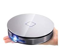 XNASU Mini Portable Wireless Projector, 300 Inch Large Screen Home Smart Theater 2G + 16G Android 6.0 Projector Built-in 3D Mode, 5G WiFi, Support 4K/1080P/H.265