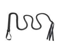 XNBTFK Black Long Whip, Jones Costume, Lasso Rope Cowboy, Bull Whip, Suitable for Halloween, Wildlife Parks, and Adventurers in the Wild West, Accessory Whips