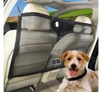 XNBTFK Car Dog Guard, Dog Guard for Car Boot, Universal Pet Divider, Adjustable Barrier with Heavy Duty Mesh, Safety Net with Adjusting Rope and Hooks