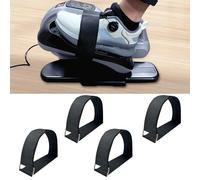 XNBXYS 4 Pcs Ellipse Leg Exerciser Machine Pedal Straps, Suitable for Under Desk Elliptical Peddler Foot & Leg Pedal Exercixer for Seniors Fitness Home Sports Accessories