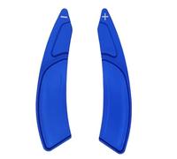 XNERUDX Compatible with C&itroen C4 C5 DS4 DS5 Car Interior Steering Wheel Paddles Shift Extension Cover Gear Stickers Decoration Paddle Shifter Cover(Blue)