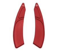 XNERUDX Compatible with C&itroen C4 C5 DS4 DS5 Car Interior Steering Wheel Paddles Shift Extension Cover Gear Stickers Decoration Paddle Shifter Cover(Red)