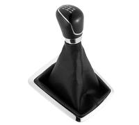 XNERUDX Knobs Shift Compatible with Ford for Focus for Mondeo MK2 2004 2005 2006 2007 2008 2009 2010 2011 Gear Shifter Knob Lever Manual Dustproof Cover(Black 5 Speed)