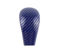 XNERUDX Knobs Shift Compatible with Nissan for Rogue for Murano 2014 2015 2016 2017 2018 2019 2020 Car Gear Shift Knob Cover Handball Sticker Accessories(Carbon Blue)