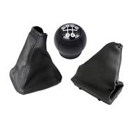 XNERUDX Knobs Shift Compatible with Opel for Corsa A 1996 1997 1998 1999 Shifter Knobs Lever Car Gear Shift Knob Gaiter Boot Cover Handbrake Case(3PCS)