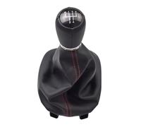 XNERUDX Knobs Shift Compatible with Seat for Leon for 1M1 2002 2003 2004 2005 2006 5 Speeds 6 Car Gear Shift Shifter Knob Lever with Cover(5 Speed)