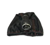 XNERUDX Knobs Shift Compatible with VW for Polo 6N 6N2 for Golf MK3 1996 1997 1998 1999 2000 2001 5 Speed Car Shift Knob Gear Stick Shifter Knobs(Red Stitches)