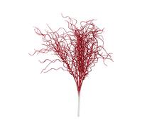 Xnferty 12PCS Curly Tall Tree Filler Branches, 20.87IN Glitter Christmas Tree Pick Christmas Tree Sprigs and Stems Decor Artificial Sticks Branches Wispy Willows Stem for Xmas Tree Holiday Decor(Red)