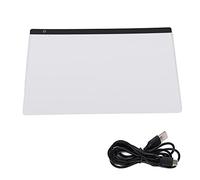Xnferty A2 Ultra Thin Portable Light Drawing Pad, Portable Tracing LED Board Light Box, 3 Level Brightness Adjustment Eye Protection LED Drawing Board for Sketch Copying
