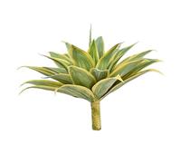 Xnferty Artificial Agave Succulent Plant, 17 IN Faux Fake Agave Outdoor Plants Artificial Aloe Plant DIY Greenery Decor Small Size Faux Succulents Stems for Home Walkways Gardens Balconies(Gold Green)