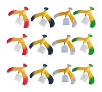 XNFUOE 12pcs Balance Birds Balancing Eagle Toy Eagle Balance Pyramid Toy Finger Balancing Bird for Finger Abs