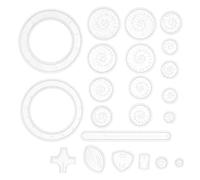 XNFUOE 22 Pack Spirograph Drawing Set Spiral Drawing Ruler Spiral Art Kit ducational Drawing Toy Creativity Art Promoting Development Set Magical Drawing Set Multifunctional Geometric Drawing Ruler.